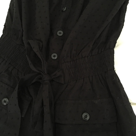 BLACK STRAPLESS ROMPER - Picture 2 of 2